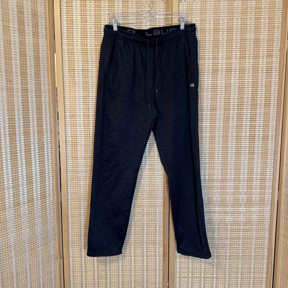 Layer 8 Tech Mens L Fleece Jogger Performance Sweat Pants Activewear Sportswear
